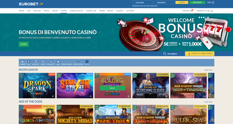 Eurobet Casino Online Italia